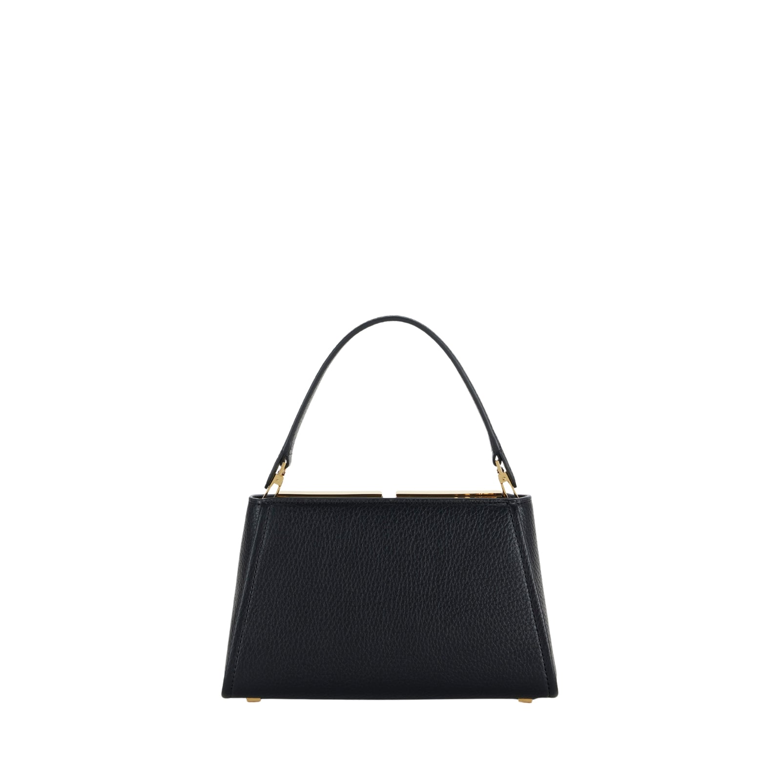 Borsa a mano con logo - NERO