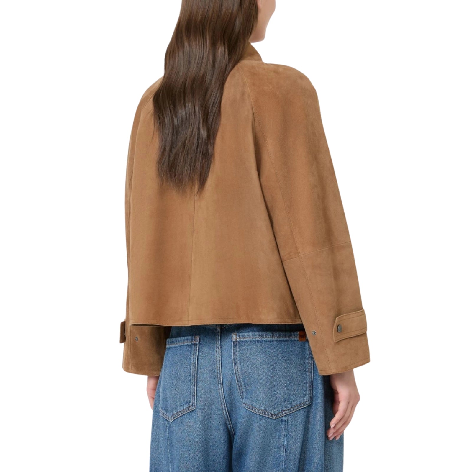 Giacca in morbido suede