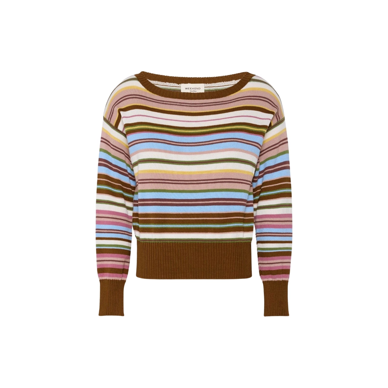 Maglia in filato di puro cotone multicolor