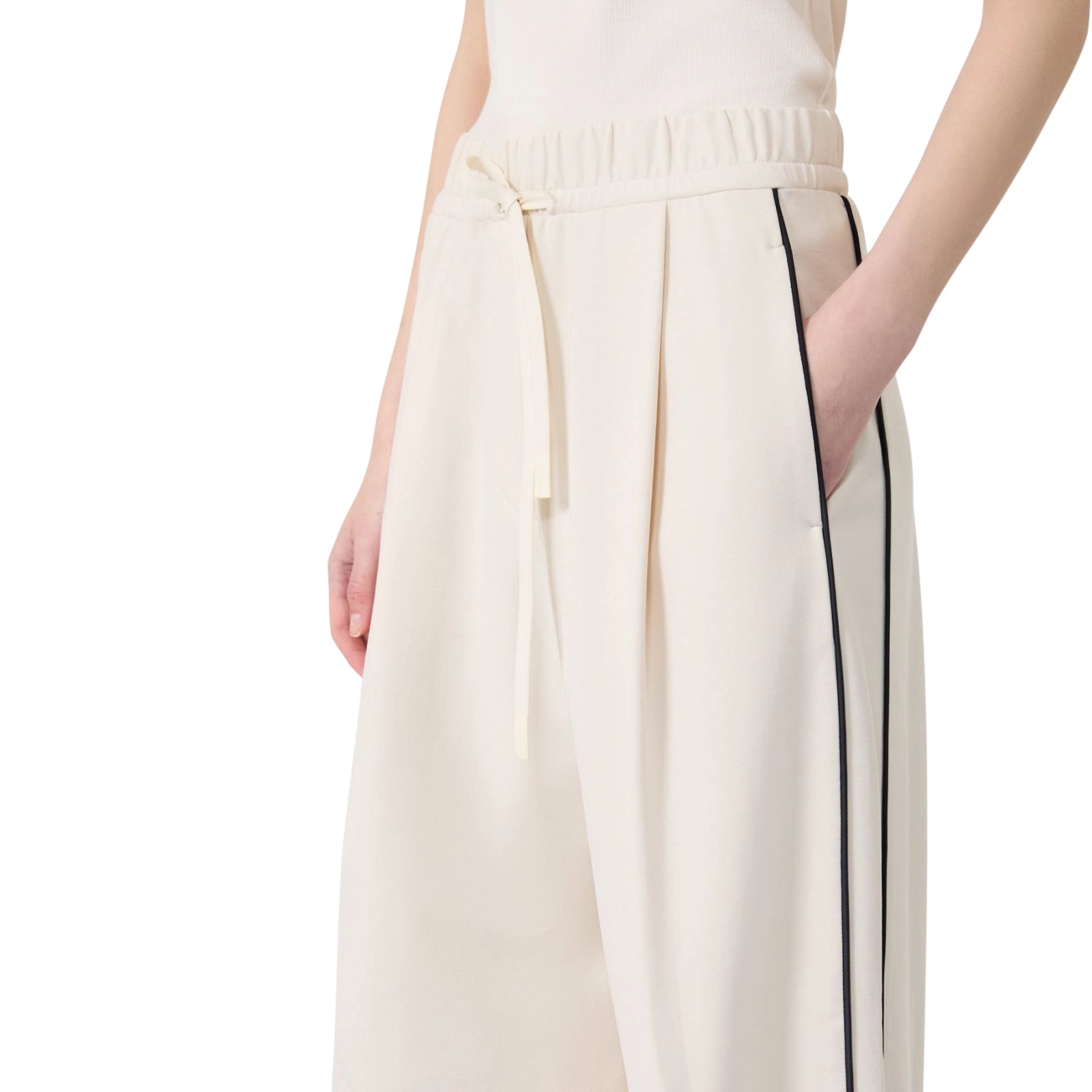 Pantalone ampio in jersey Milano