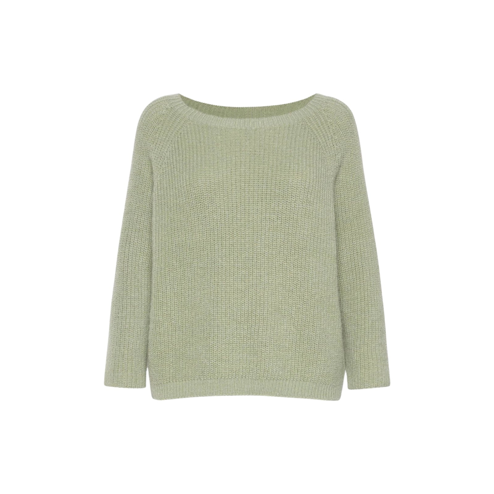 Maglia in filato di misto mohair - VERDE SALVIA