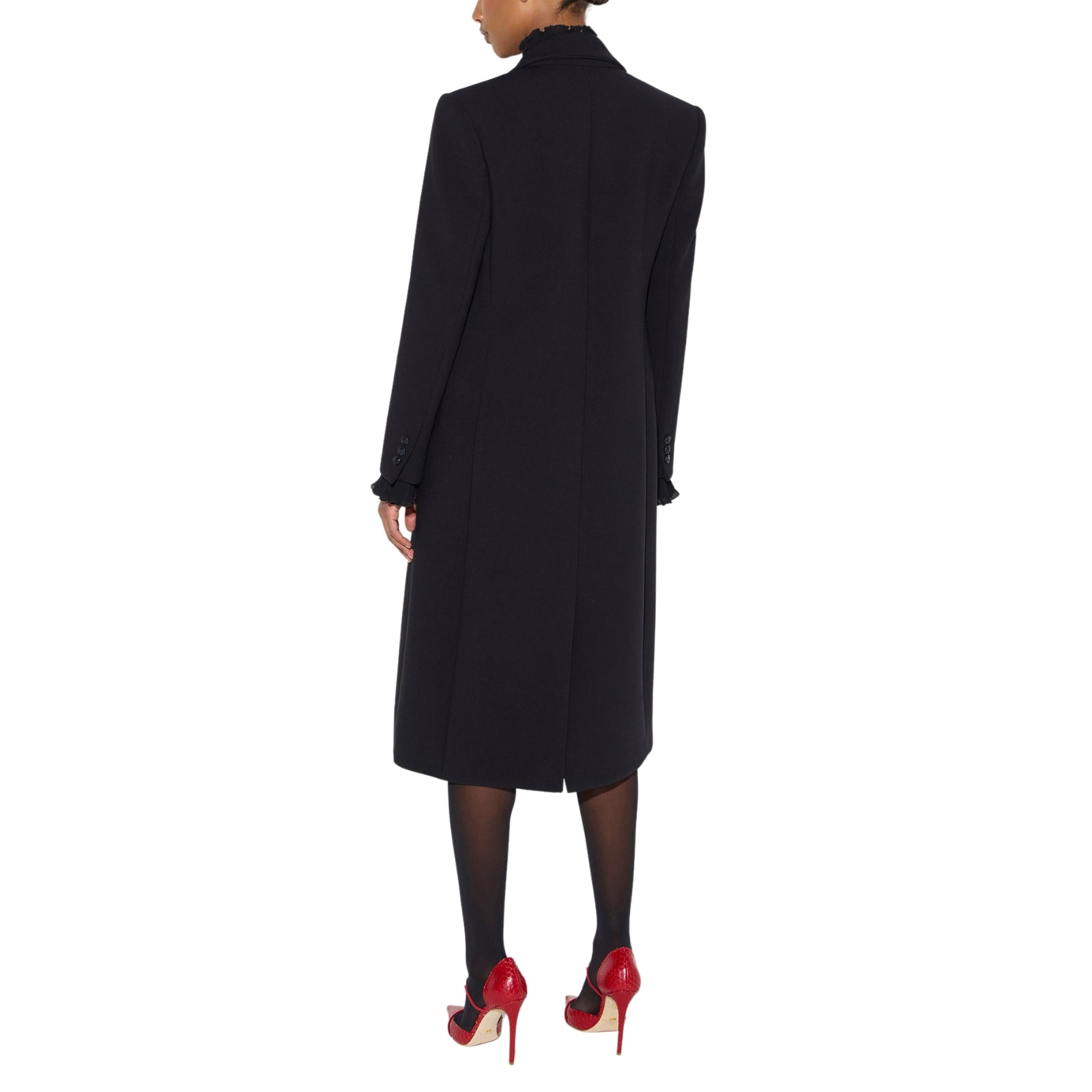 Cappotto in doppio crêpe