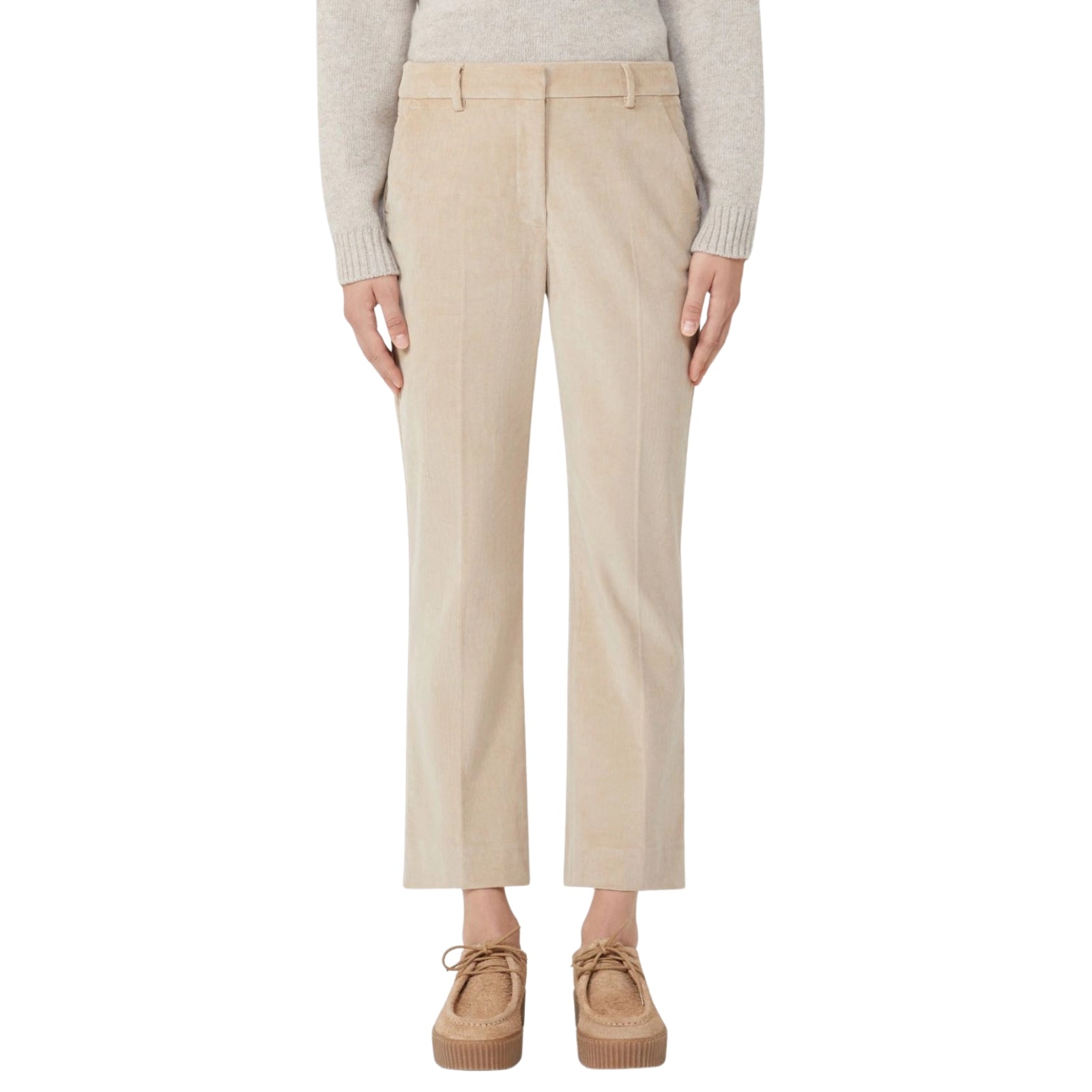 PANTALONE IN VELLUTO A COSTE