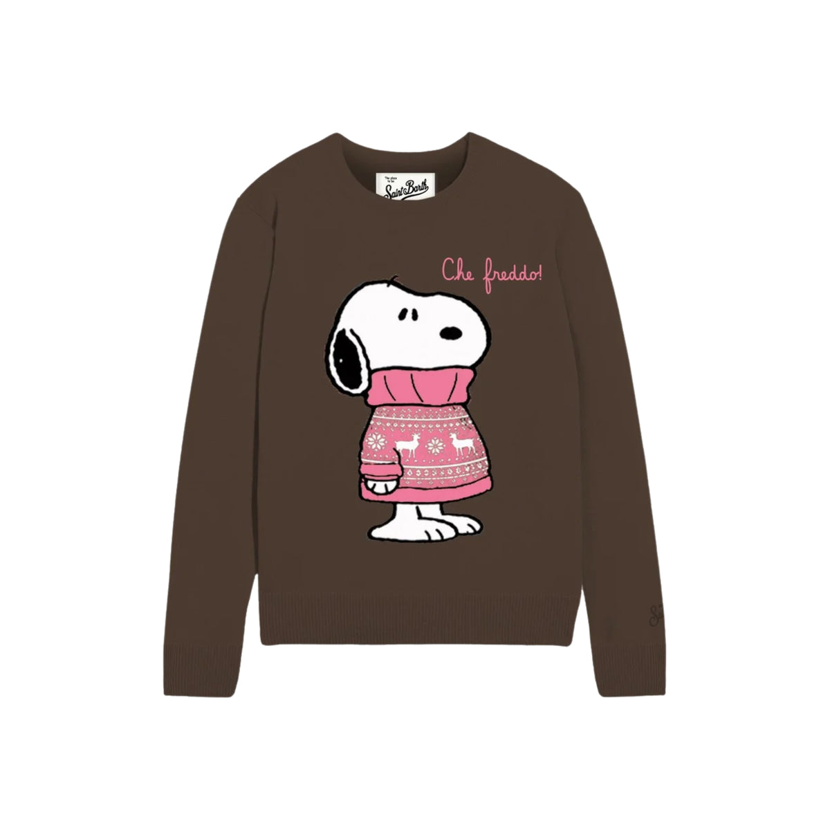 Maglione New Queen Snoopy - MARRONE