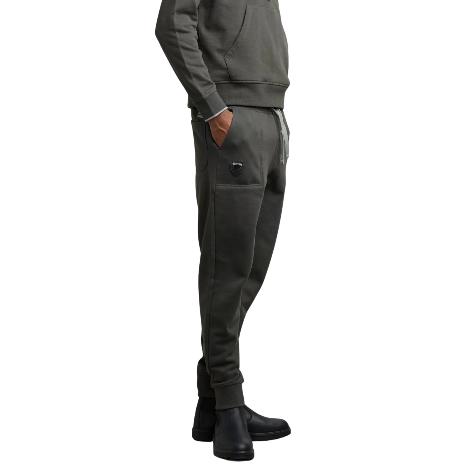 PANTALONE IN FELPA WALK - GRIGIO