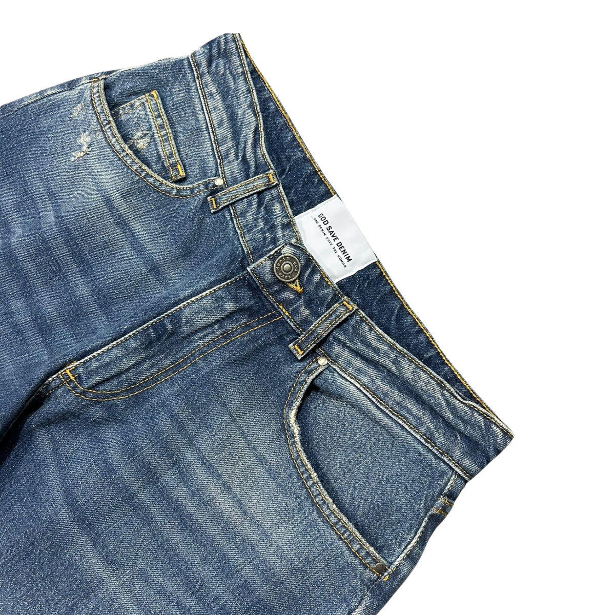 Jeans Diana dritto con strappi - Denim