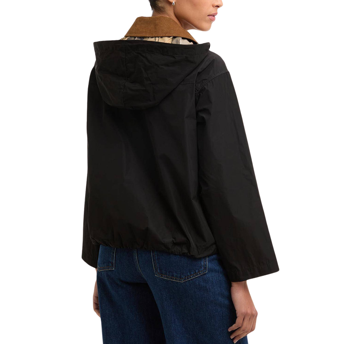 Giacca antipioggia Weaver con cappuccio rimovibile - Nero