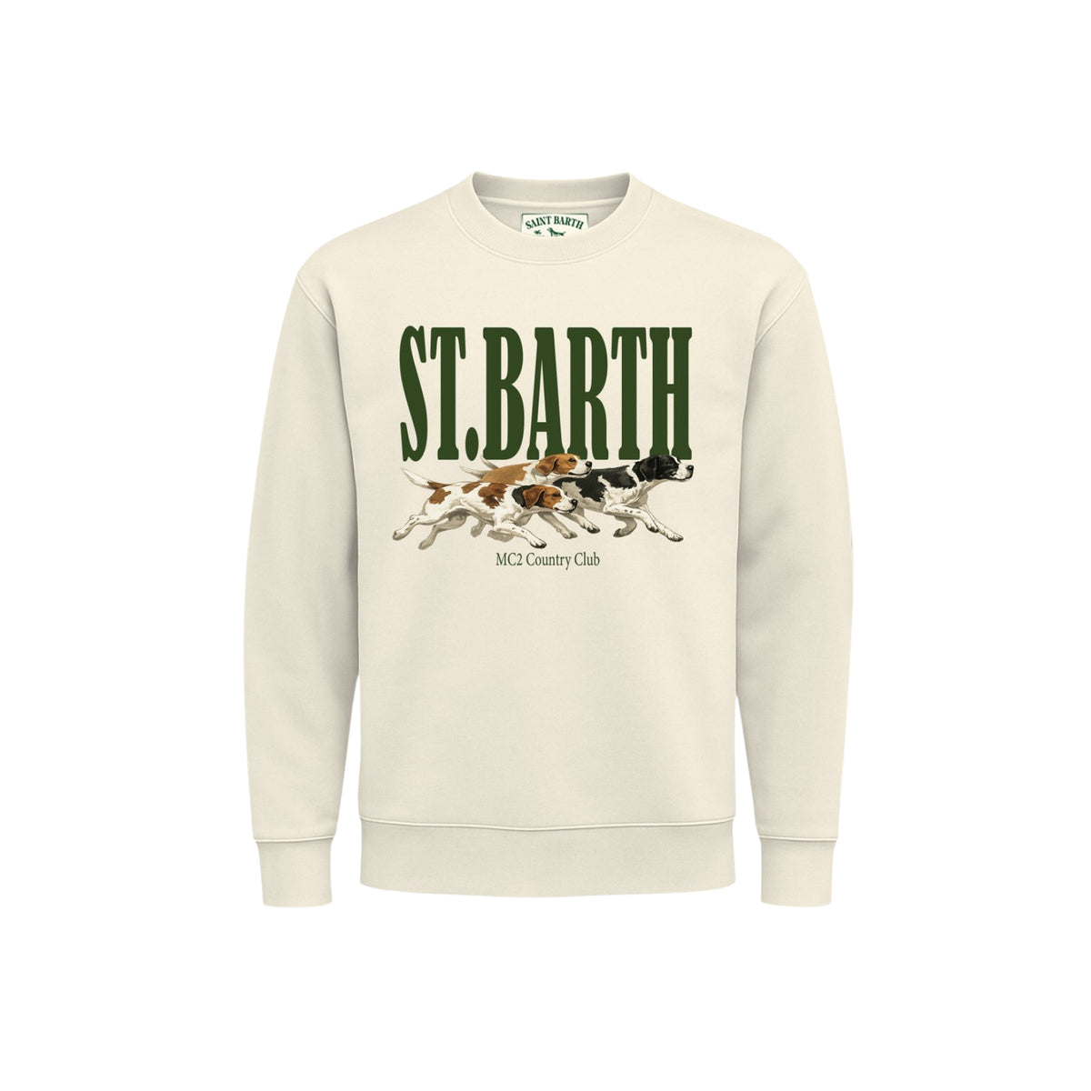 Felpa Soho in cotone con stampa St. Barth