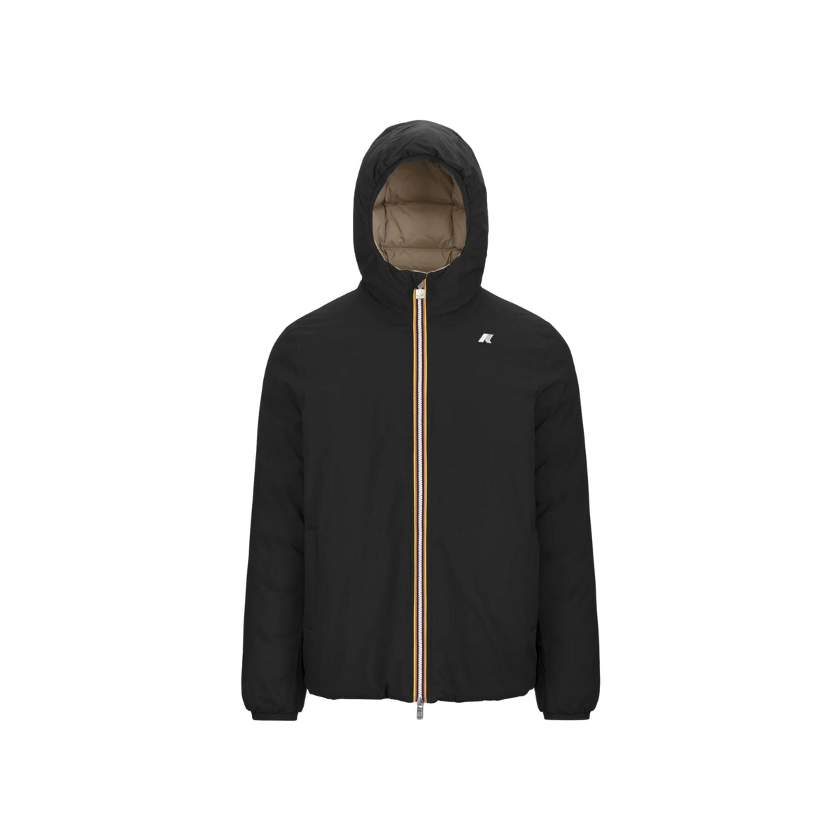 Giacca Jack corta reversibile imbottita - Nero/Beige