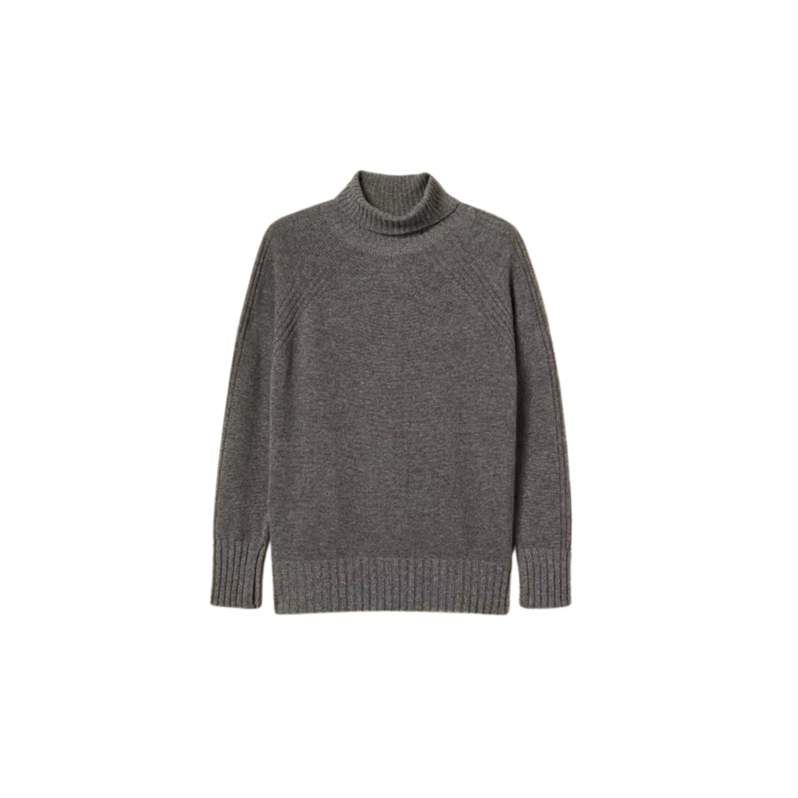 Maglia lupetto in misto cashmere con lurex