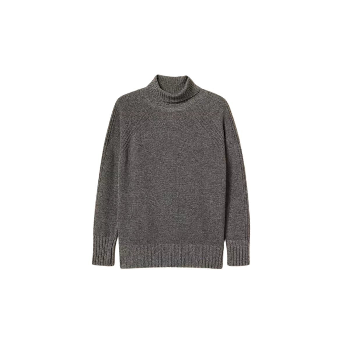 Maglia lupetto in misto cashmere con lurex - Grigio