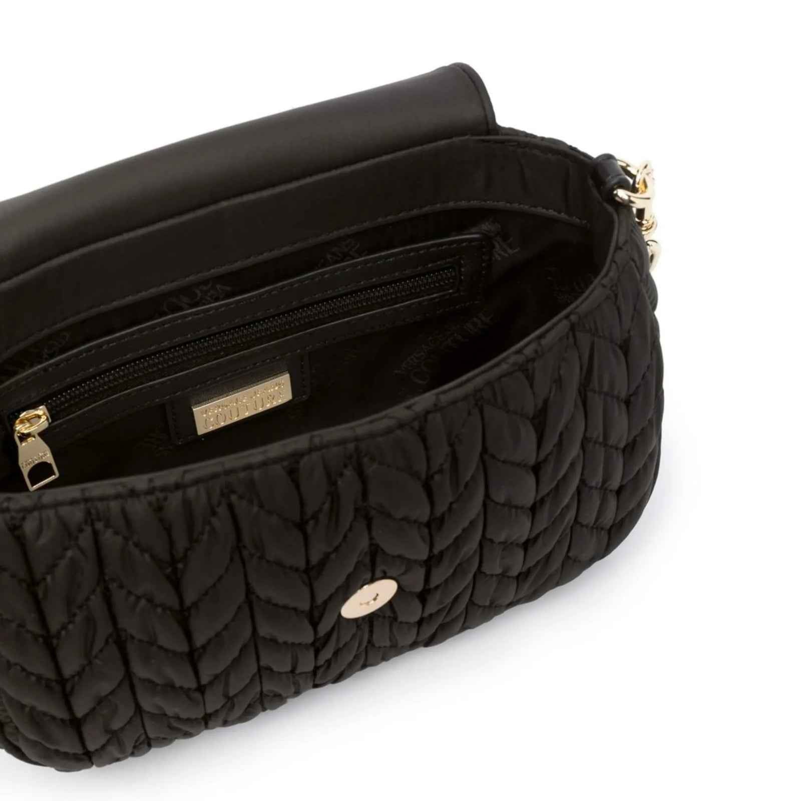 Borsa a tracolla arricciata