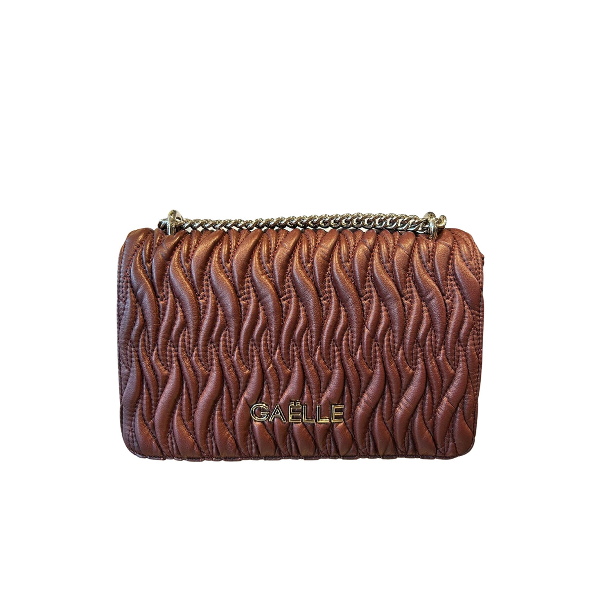 Borsa Shoulder Strap plissé - Mosto