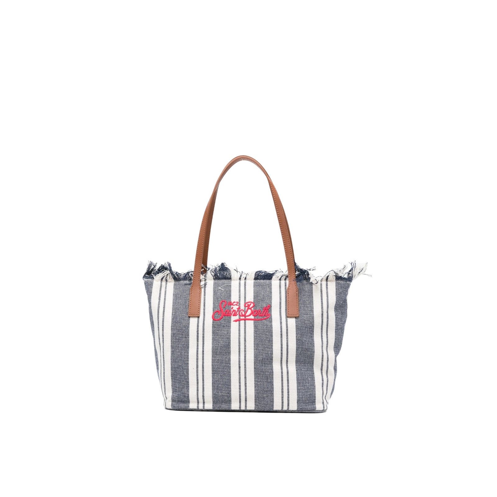 Borsa shopper City medium con frange - RIGA BLU