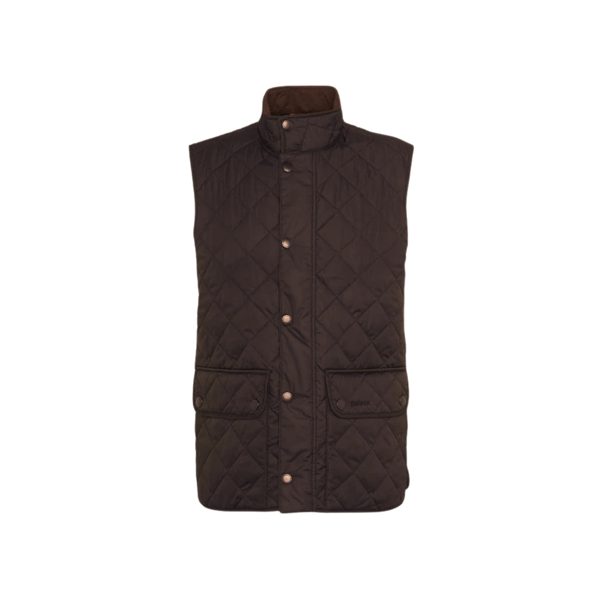 Gilet Lowerdale trapuntato a rombi - Marrone