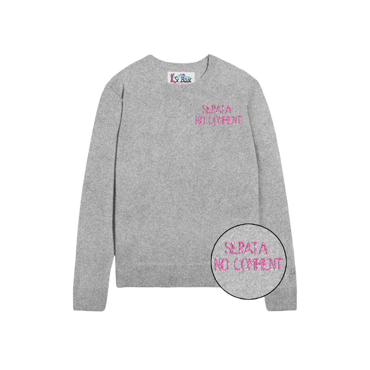 Maglione New Queen in misto lana merino e alpaca - Grigio