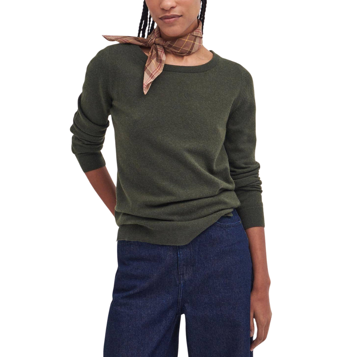 Maglia Pendle in misto lana e cotone - Verde