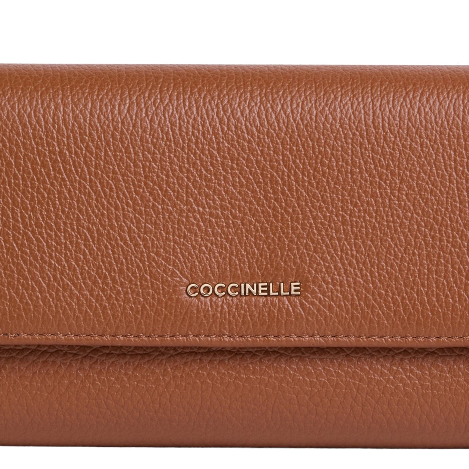 Portafoglio grande metallic large - COGNAC