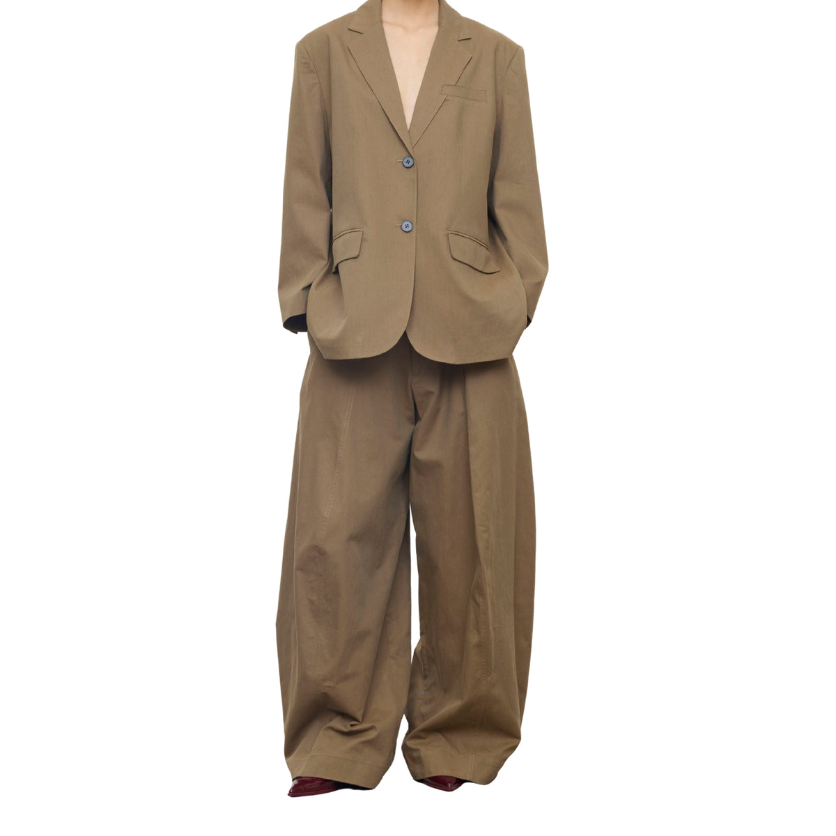 Pantalone a gamba ampia