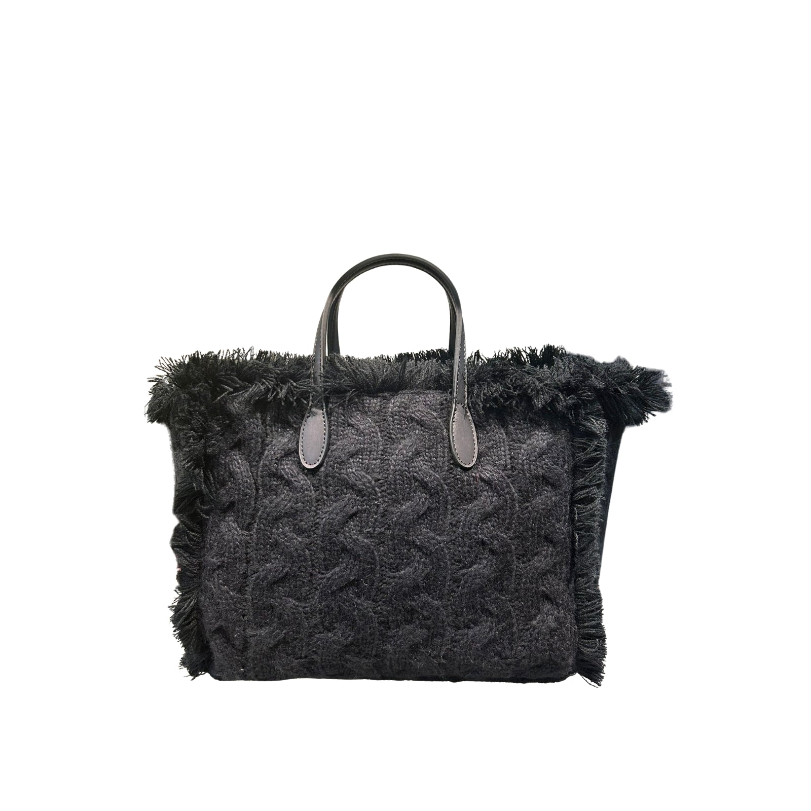 MC2 BORSA COLETTE TRECCE NERE CON STRASS