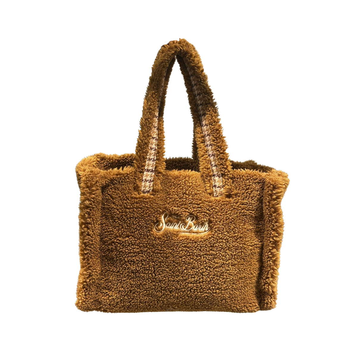 Borsa morbida Orsetto in teddy - Brown