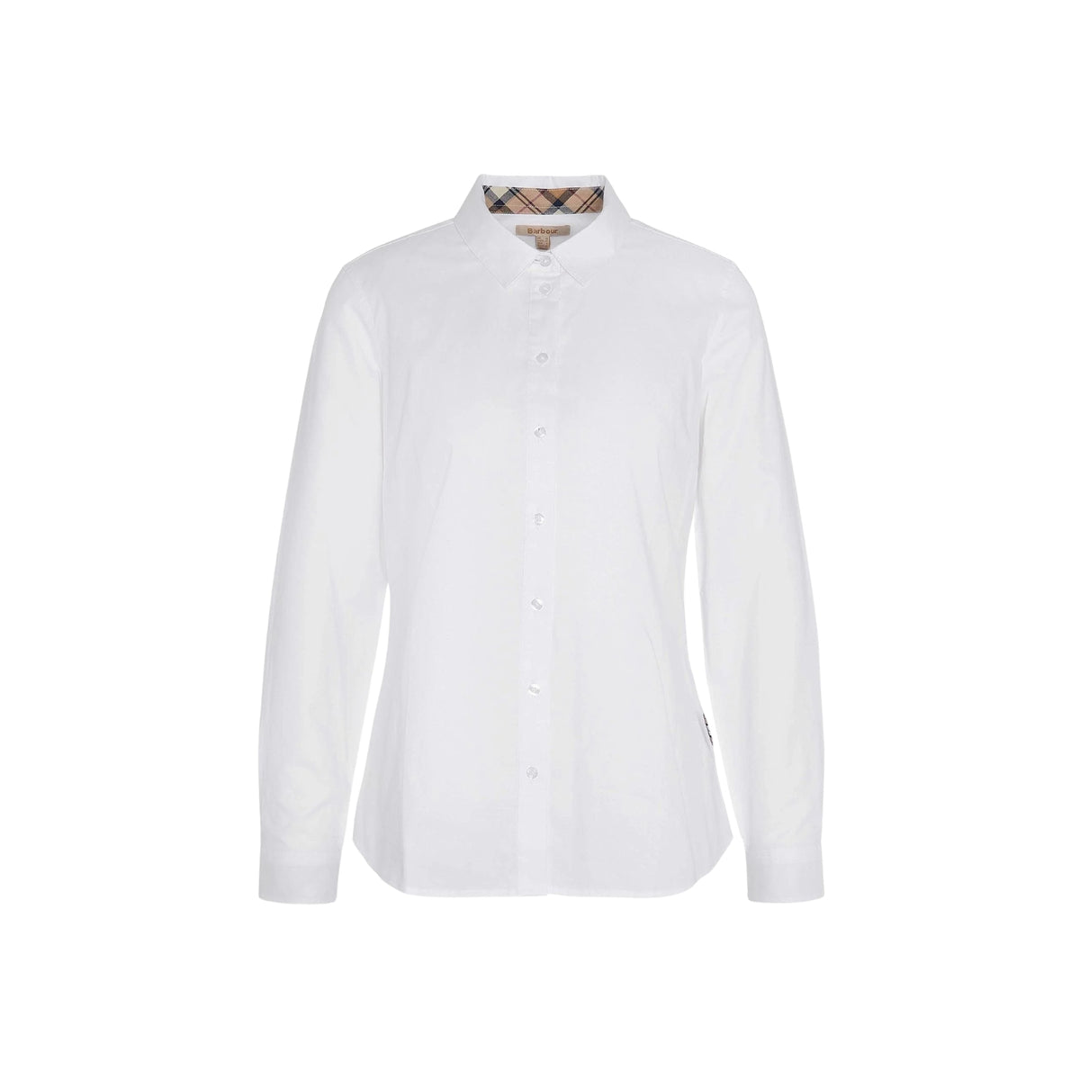 Camicia in cotone oxford con pinces - Bianco
