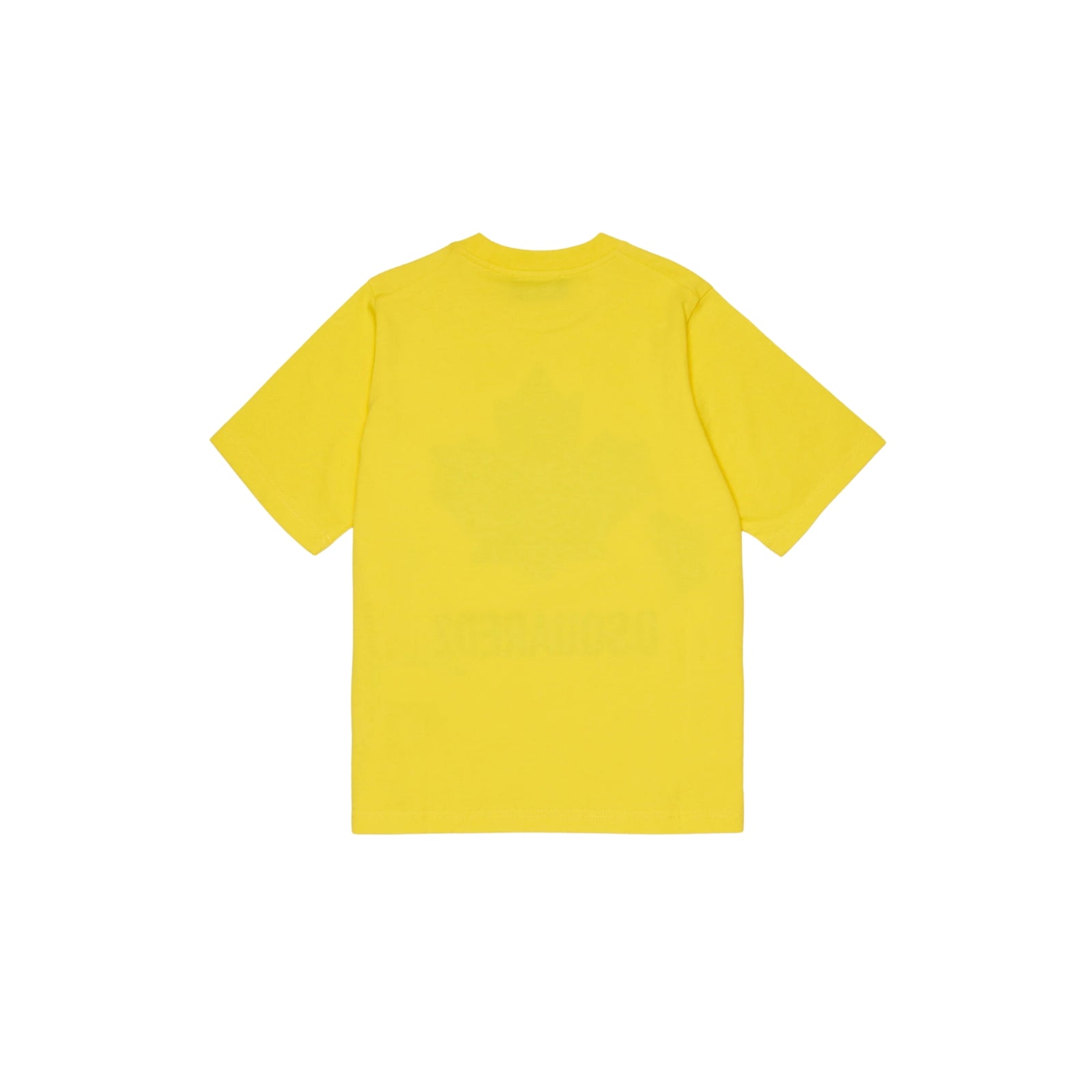 T-shirt con logo foglia - GIALLO