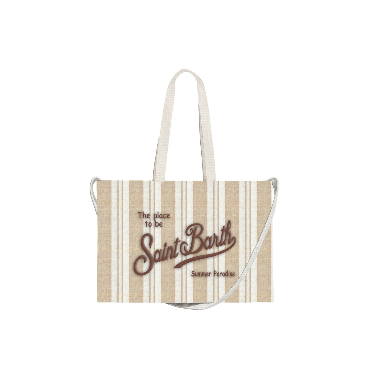 Borsa Essential Beach a righe - Beige