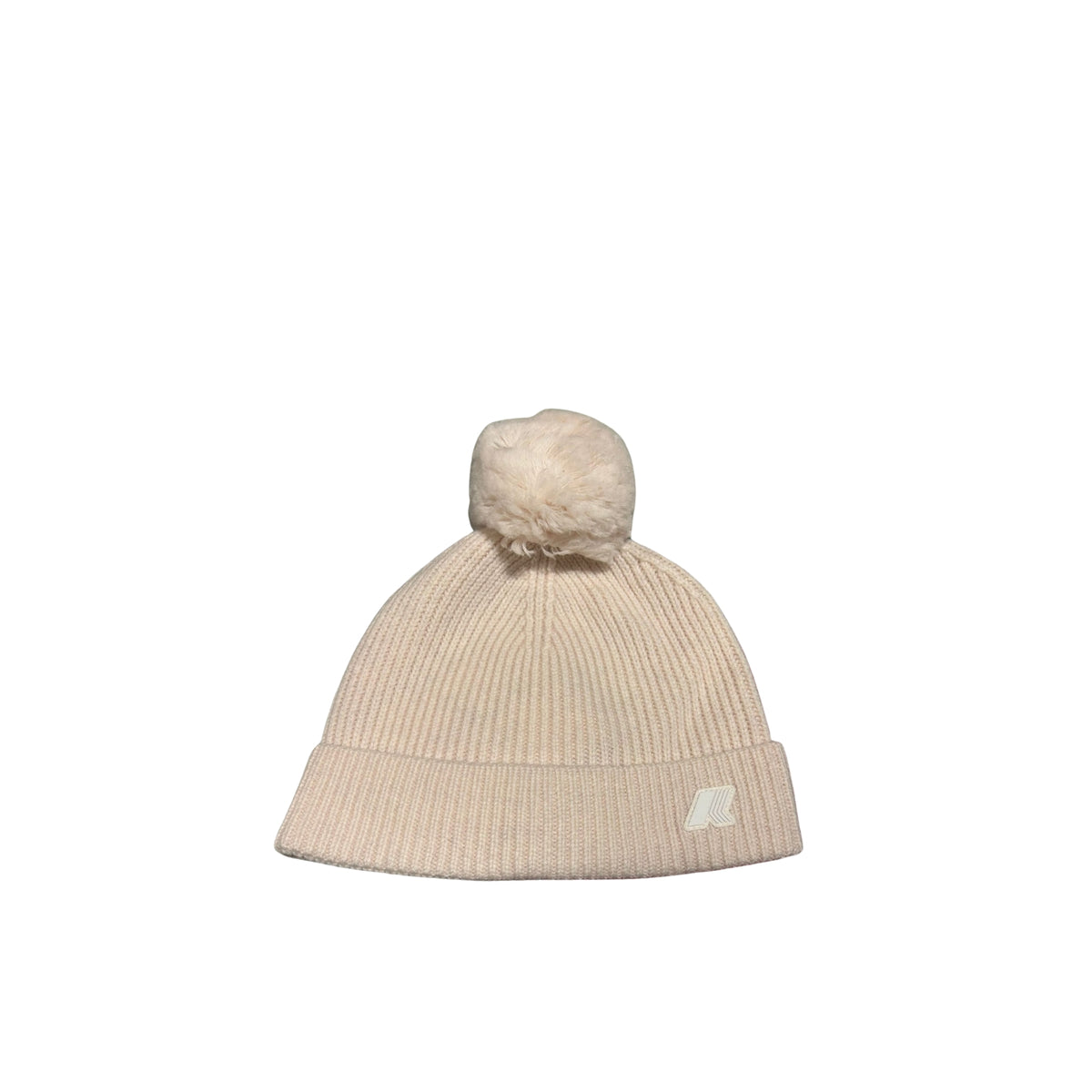 Cappello Vincienne in misto lana con pompon - White
