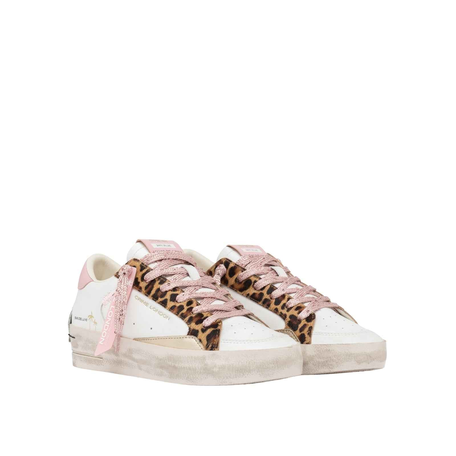 Sneaker DELUXE WEDGE PINK LEOPARD