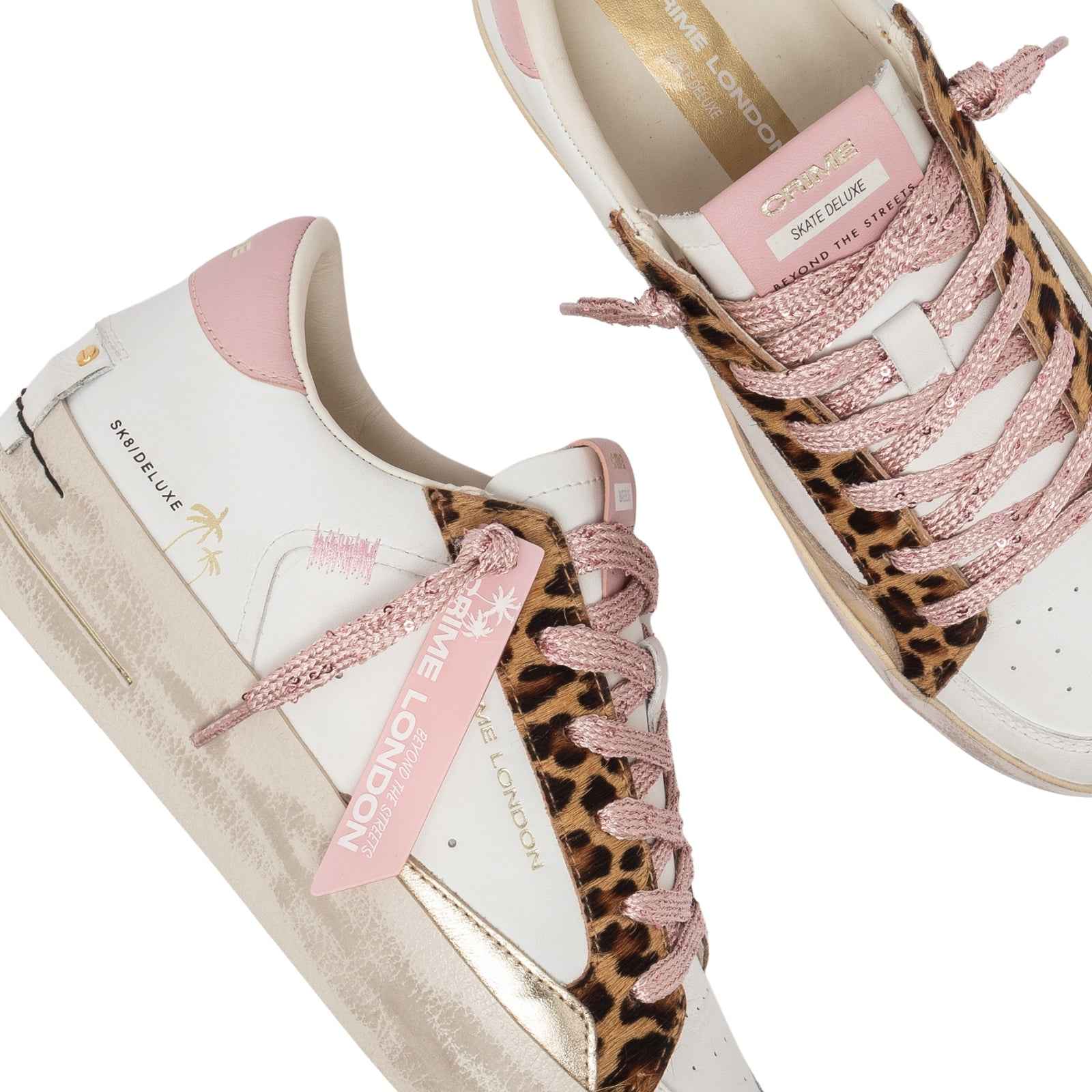 Sneaker DELUXE WEDGE PINK LEOPARD