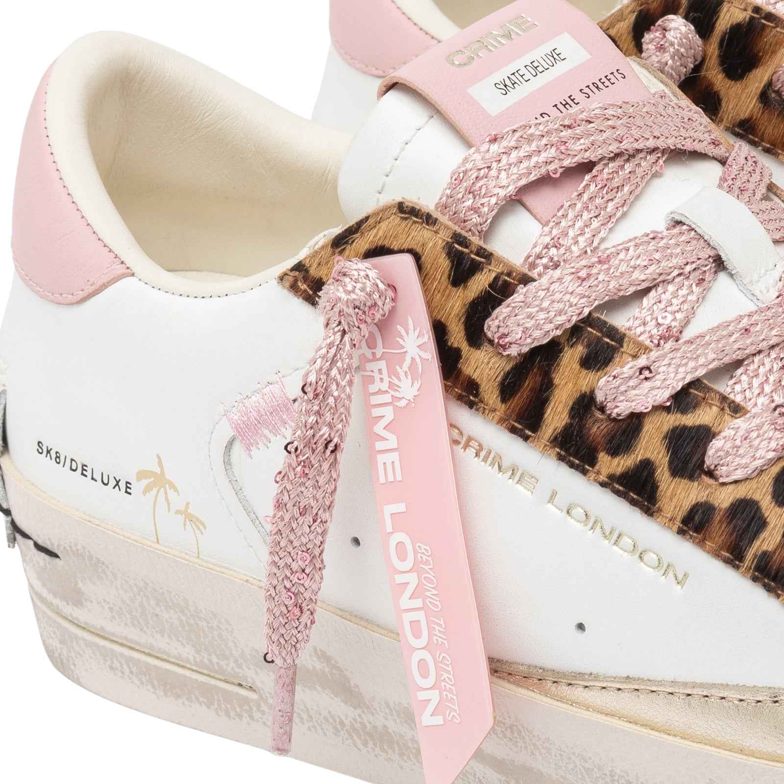 Sneaker DELUXE WEDGE PINK LEOPARD