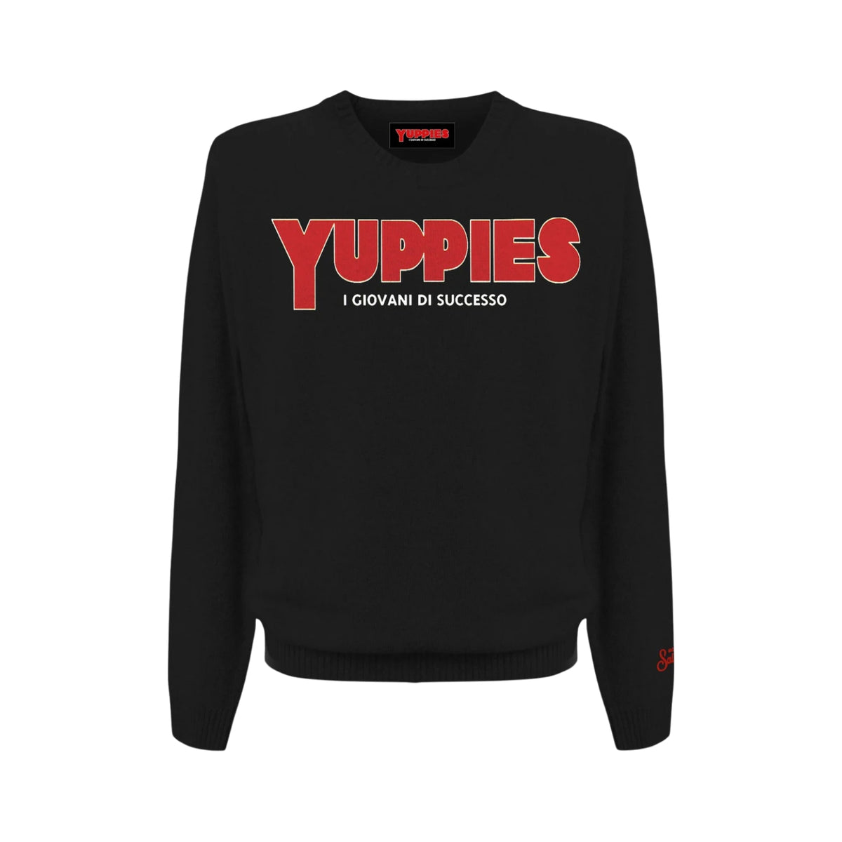 Maglione Heron Light con stampa Yuppies - Nero