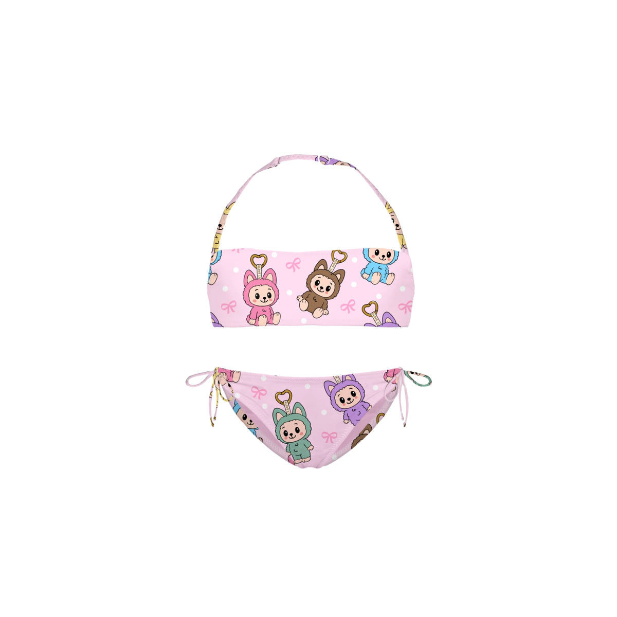 Bikini Jaiden stampa stelle marine - Rosa