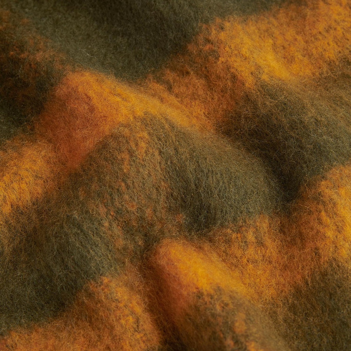 Sciarpa Isla tartan con nappe XL - Verde