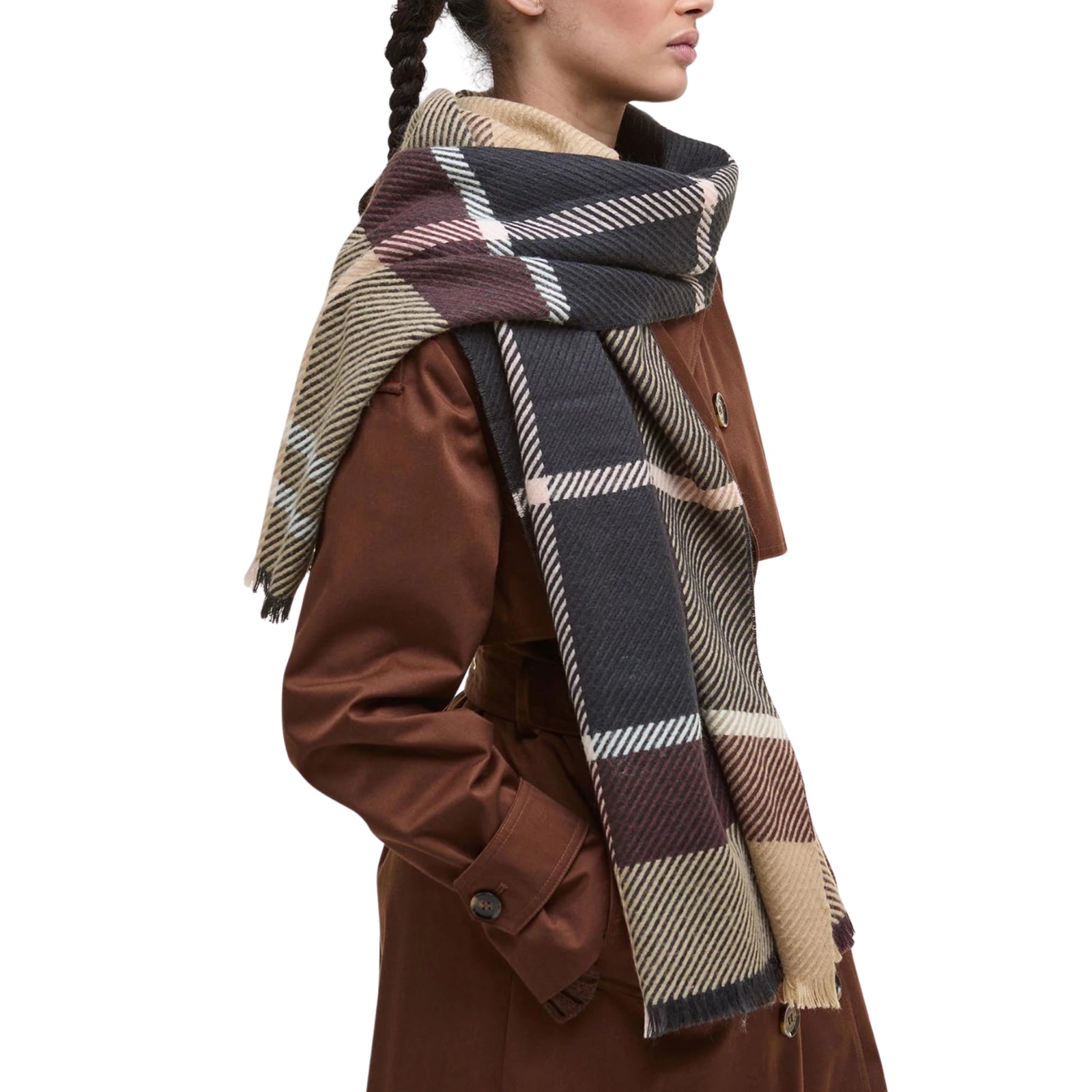 Sciarpa Blair Tartan - BEIGE