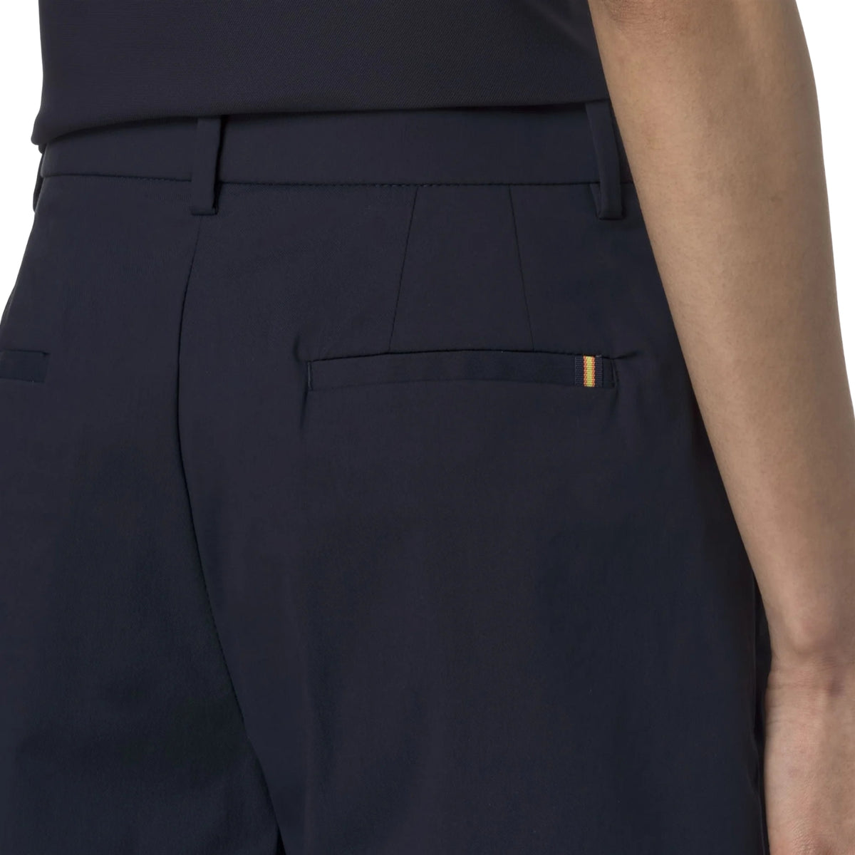 Bermuda Nive in gabardine chino - Blu