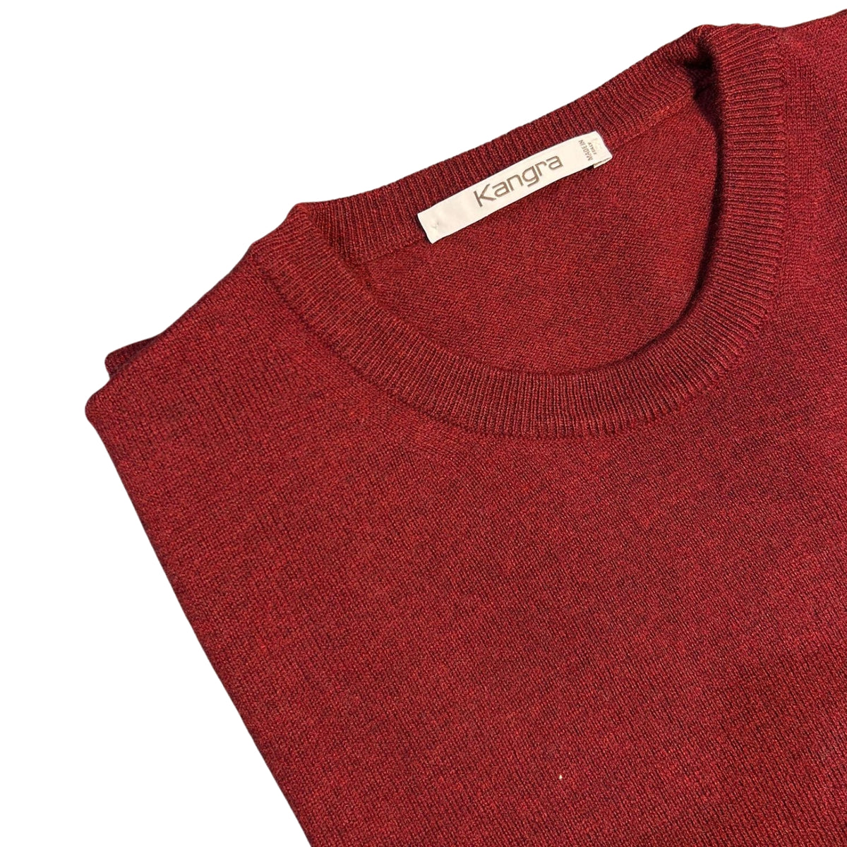 Maglia GIROCOLLO in pura Lana Merino - Mosto