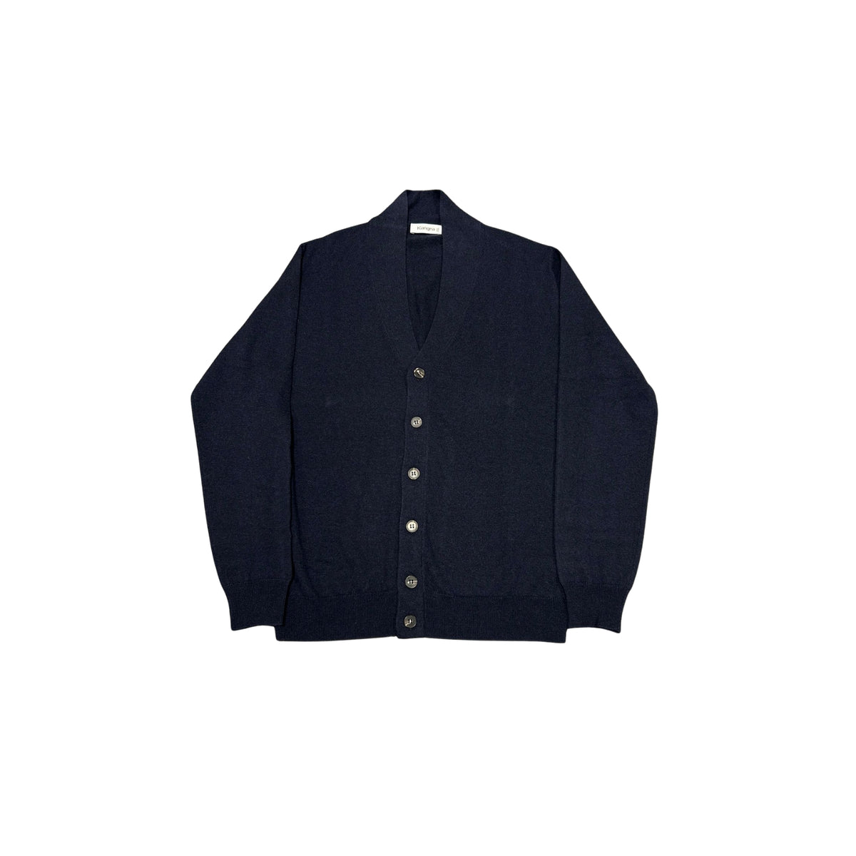 Cardigan con bottoni in finto Corno - Blu