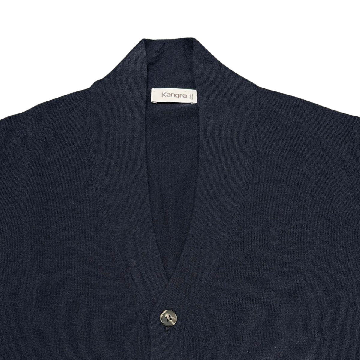Cardigan con bottoni in finto Corno - Blu