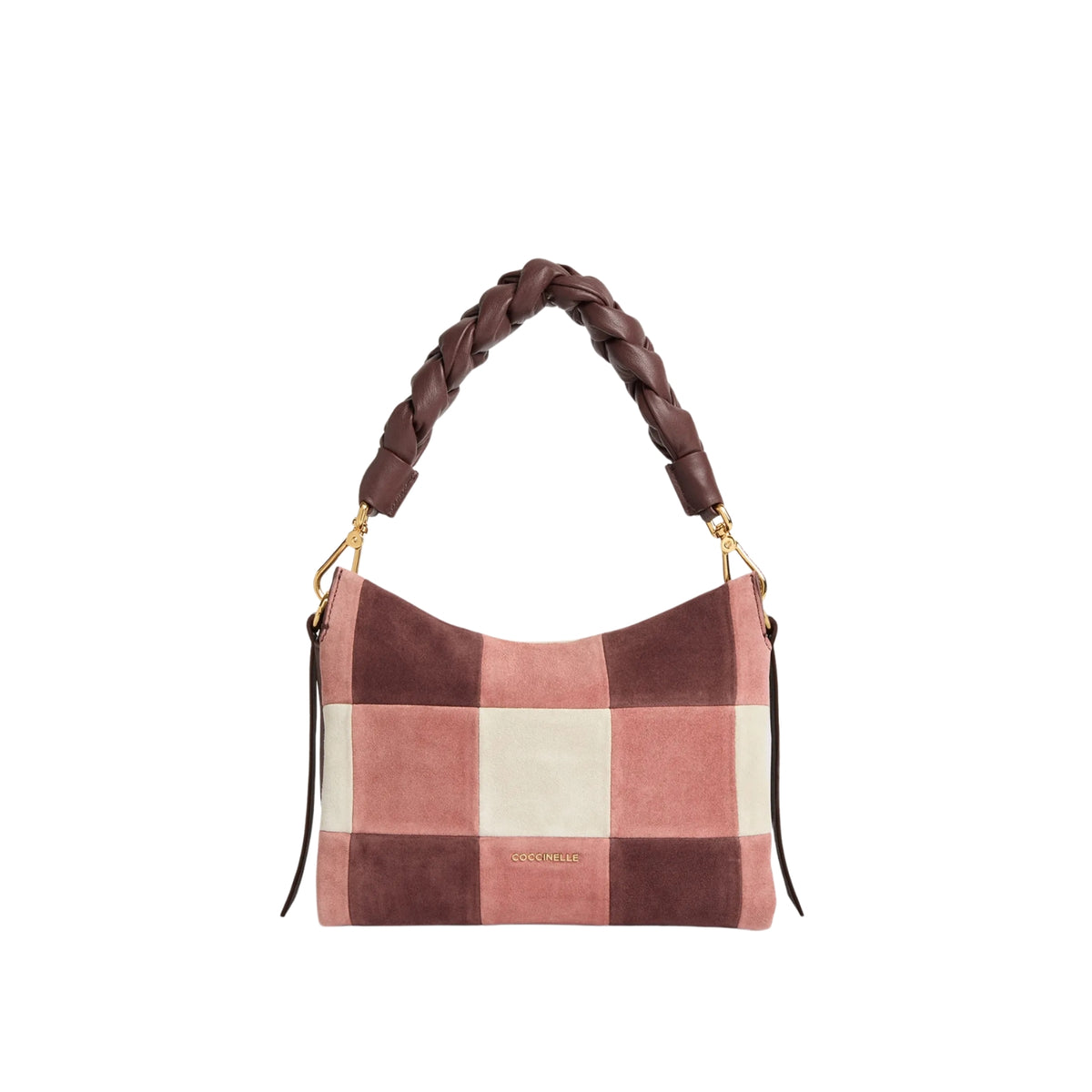 Borsa Boheme in camoscio patchwork - Vicki
