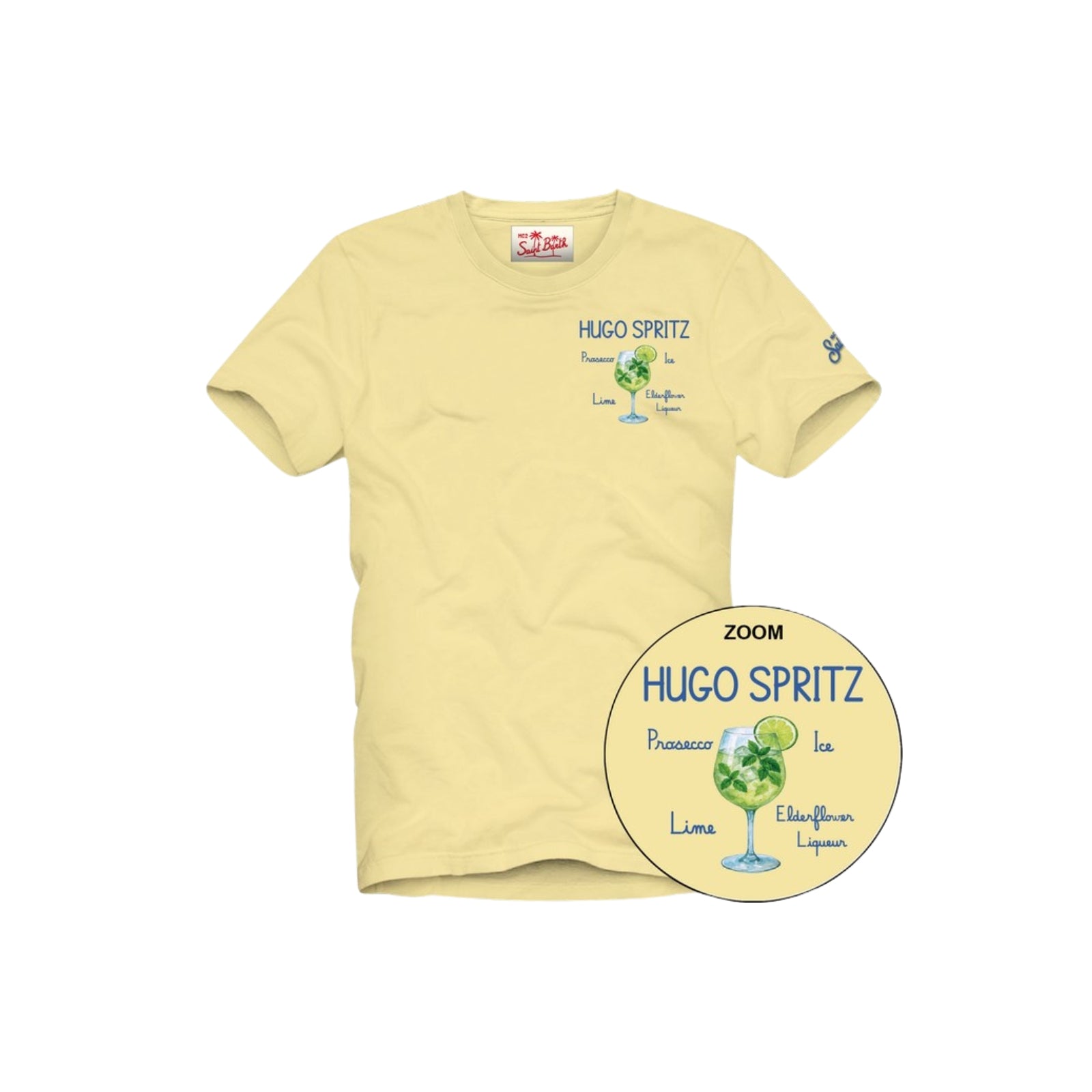 T-shirt Portofino Hugo Spritz - GIALLO