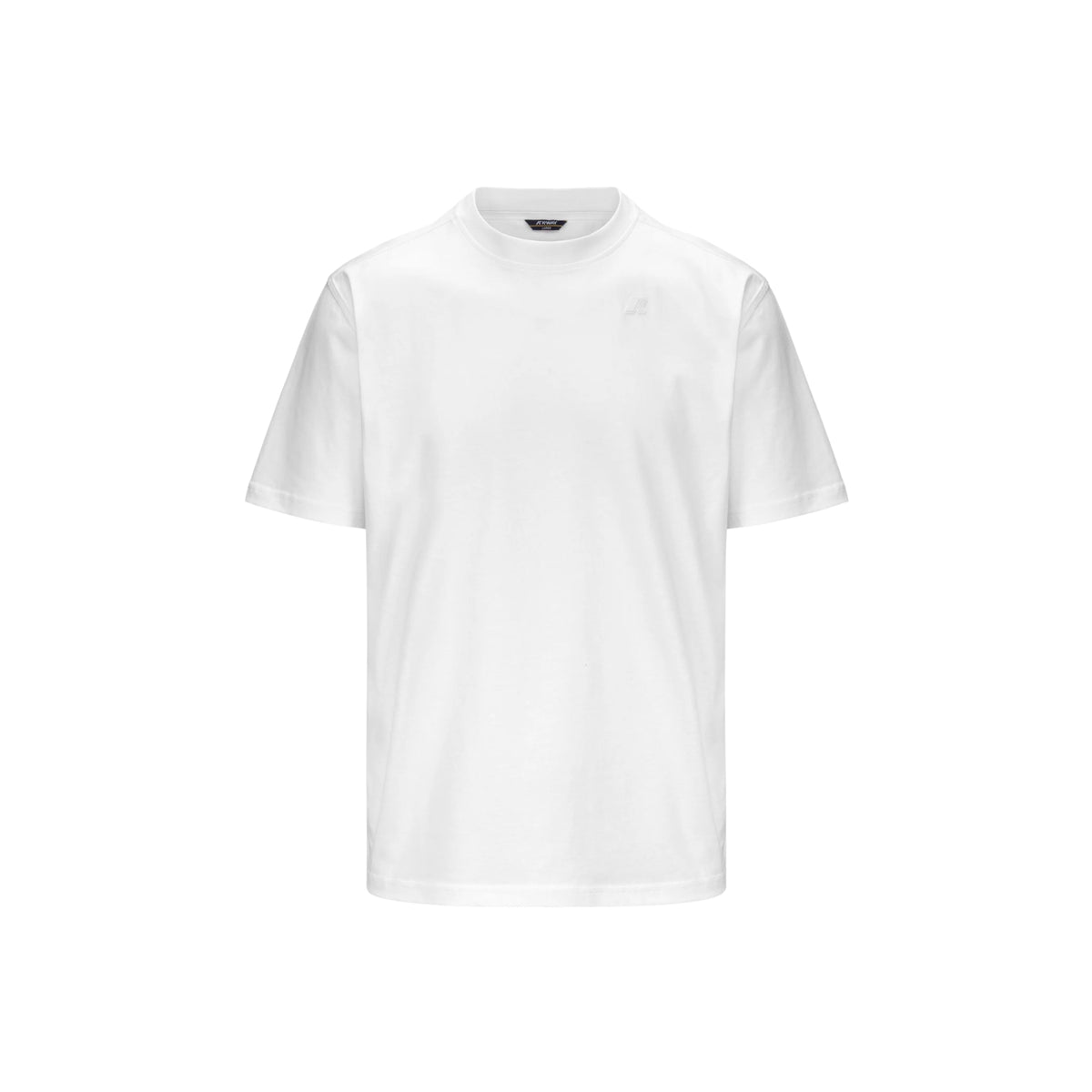 T-shirt Solo comfort in jersey di cotone - Bianco