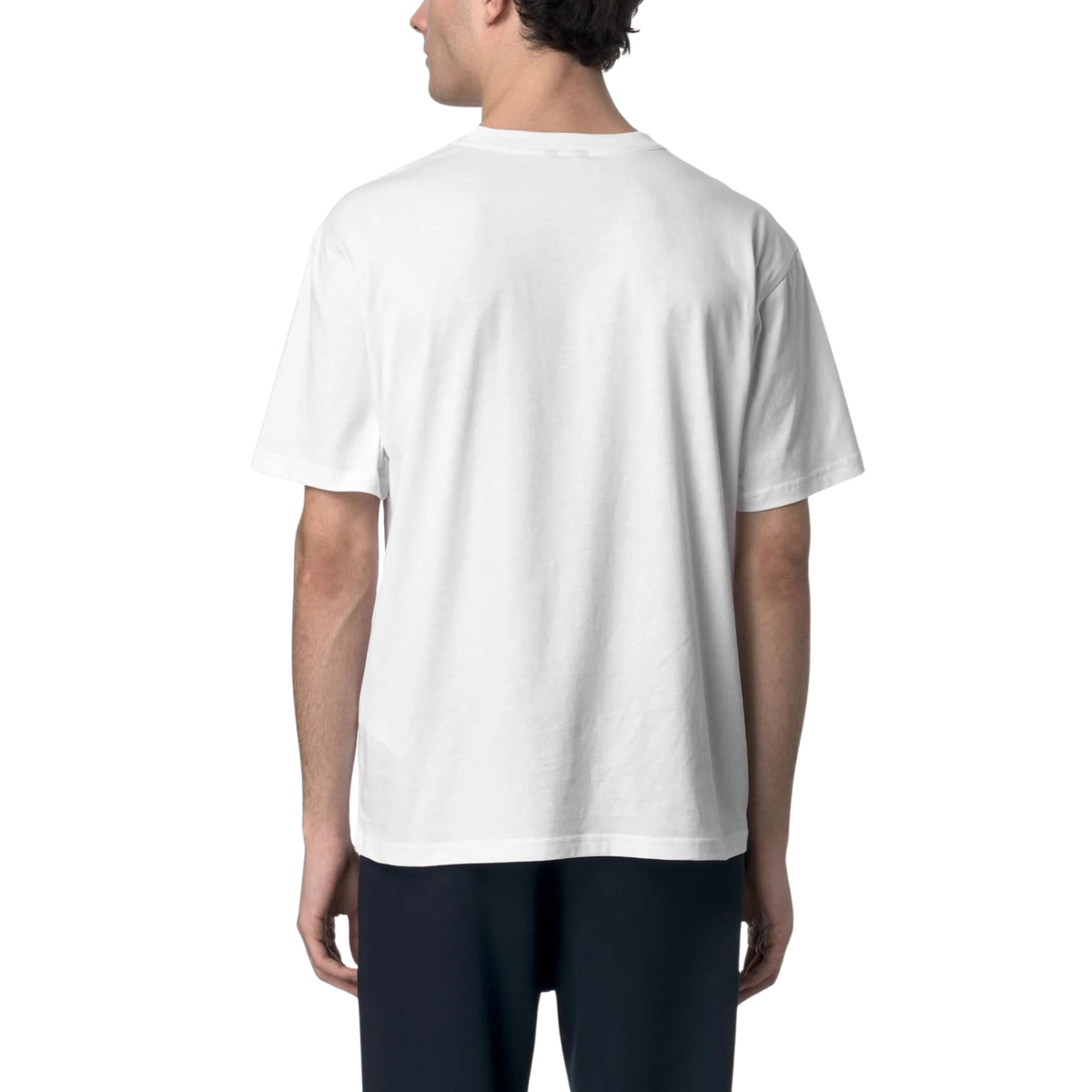 T-shirt Solo comfort in jersey di cotone - Bianco