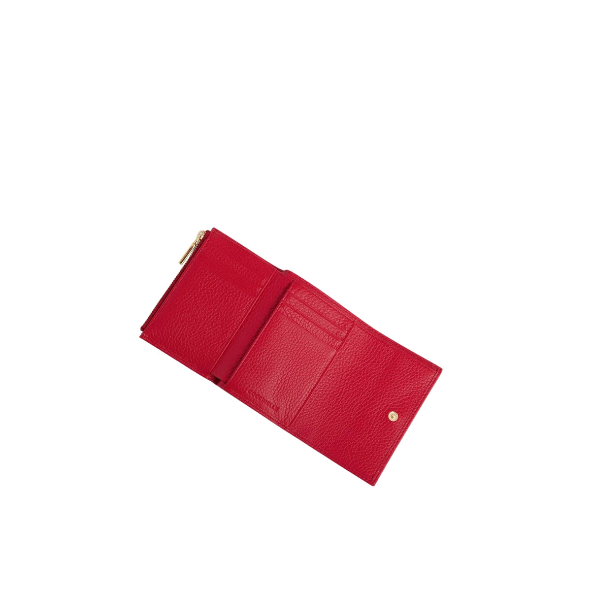 Portafoglio con patta linea Metallic - Rosso