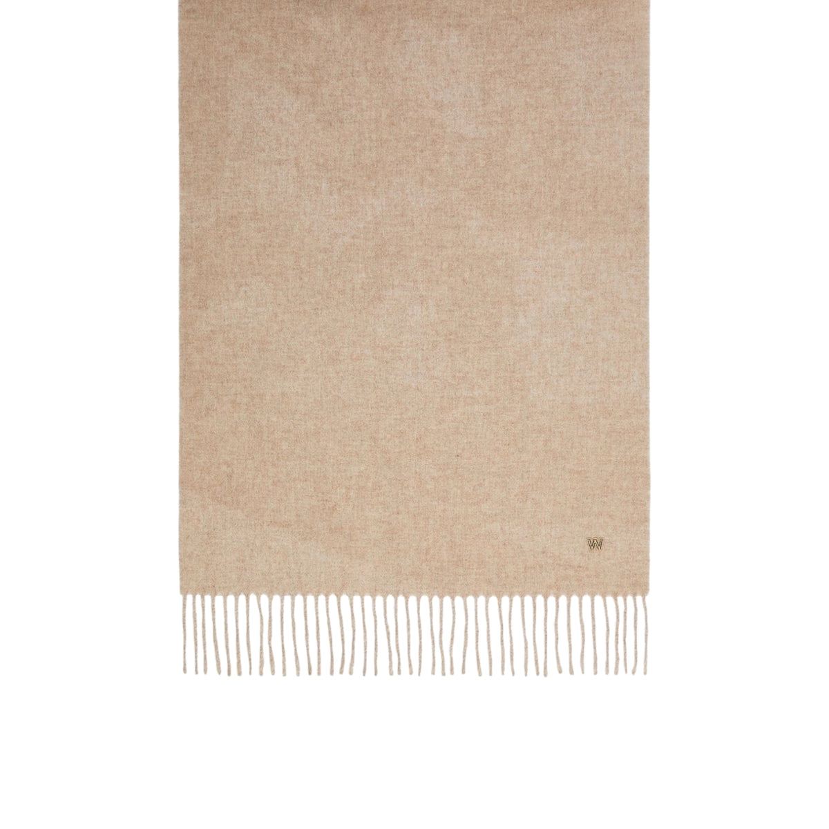 Stola in lana tinta unita - BEIGE