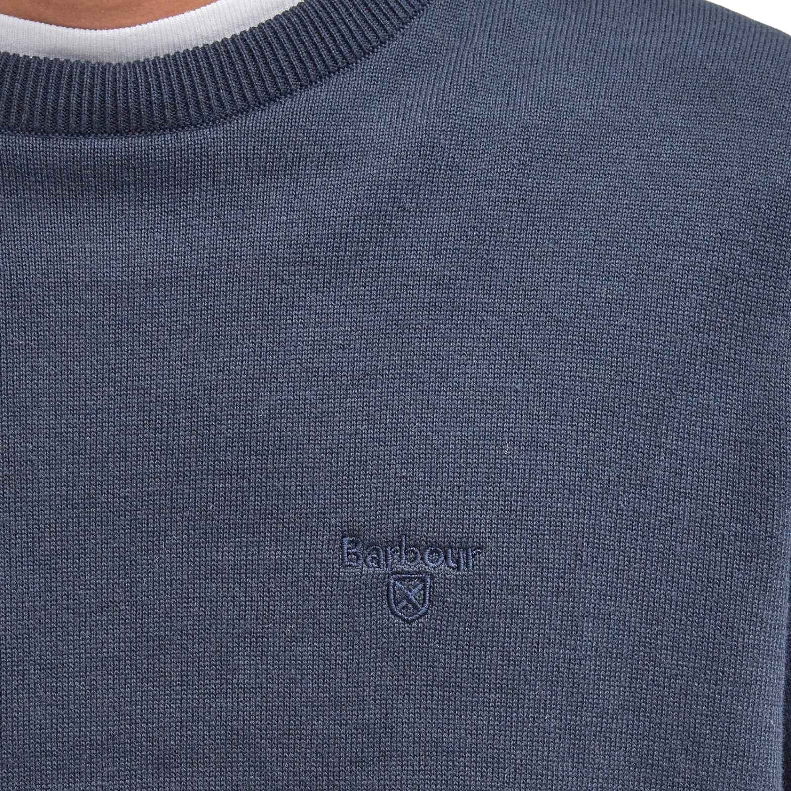 Maglione girocollo in cotone Pima - BLU