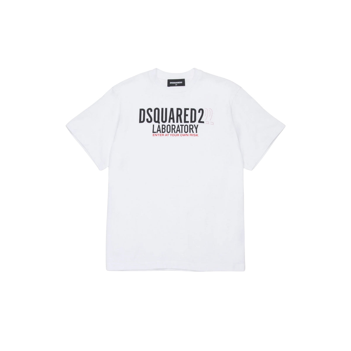 T-shirt Laboratory con grafica Foglia d'Acero - Bianco