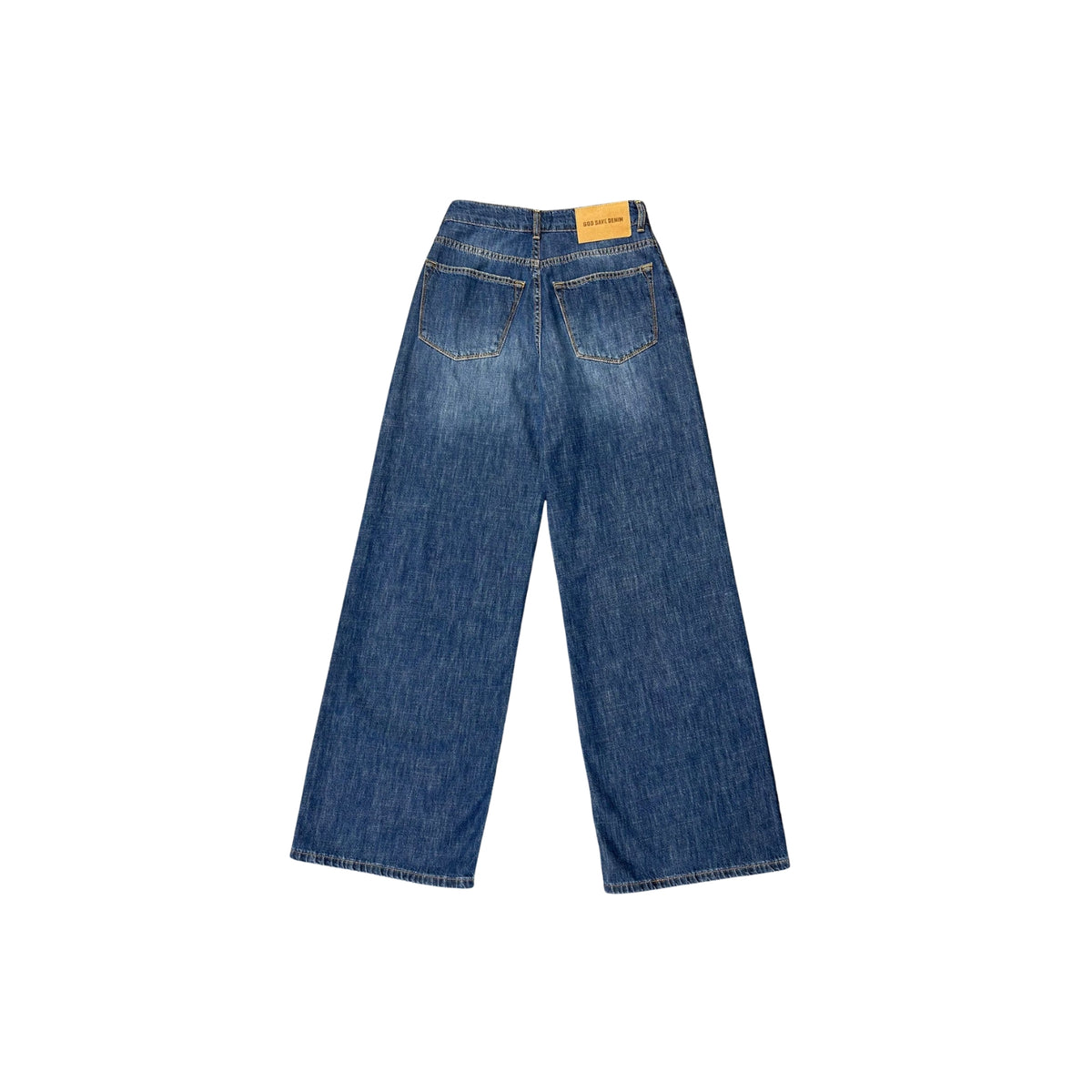 Jeans Selene a palazzo 5 tasche - Denim