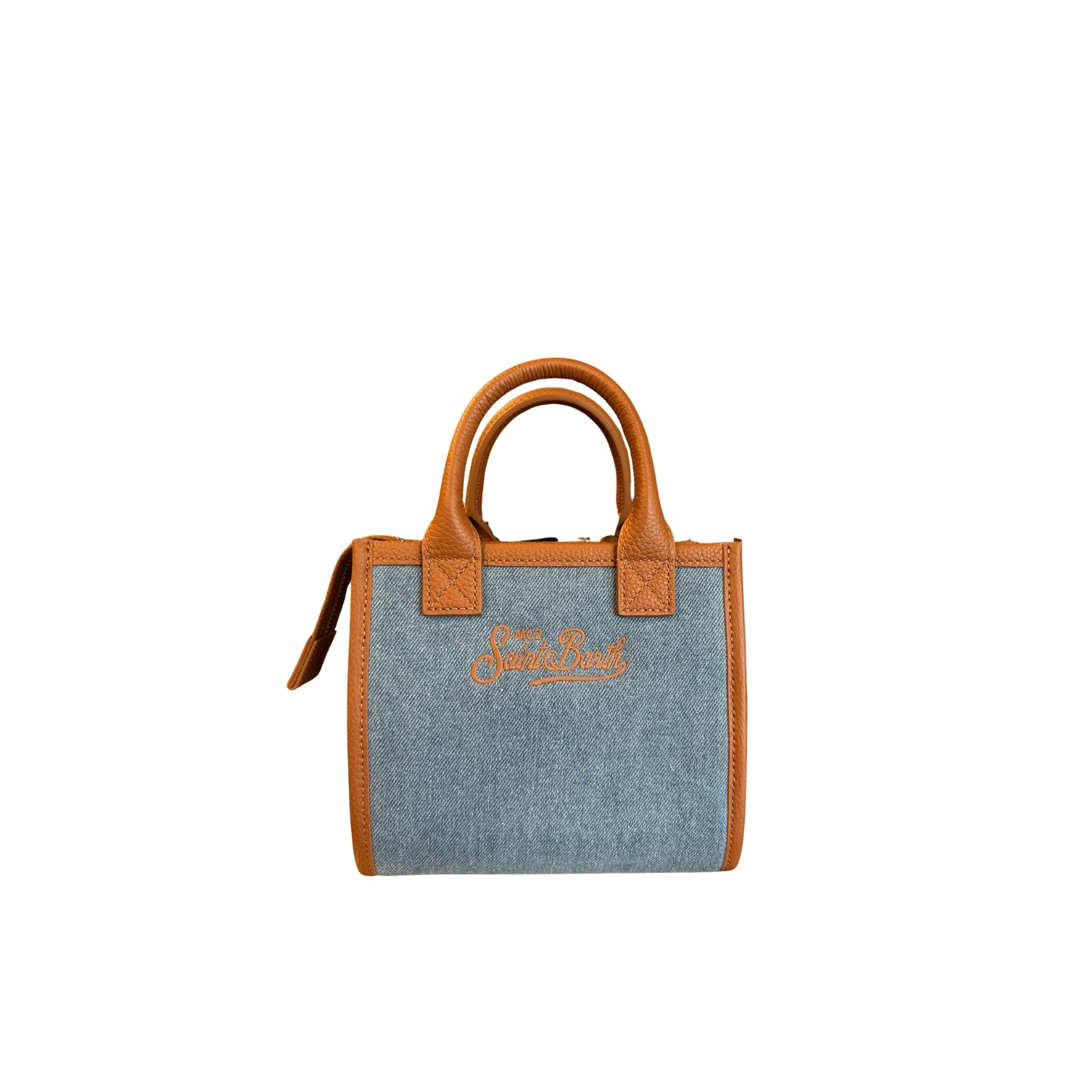 Vanity bag mini leather - DENIM